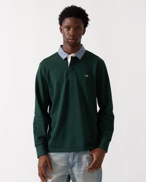 GANT Regular Fit Chambray Heavy Rugger - Green