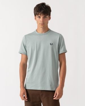Fred Perry Ringer T-Shirt - Grey
