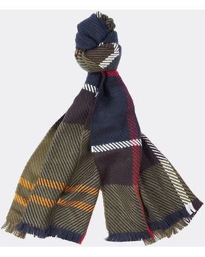 Barbour Blair Tartan Scarf - Blue