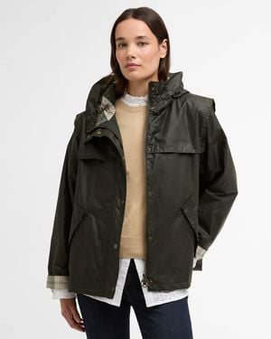 Barbour Ornella Wax Jacket - Black