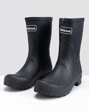 Barbour Banbury Short Wellingtons - Black