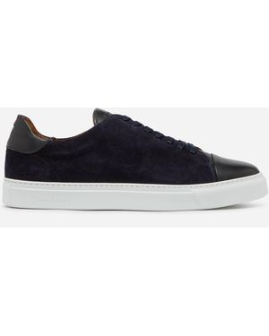 Oliver Sweeney Capelo Calf Suede Cupsole Trainers - Blue