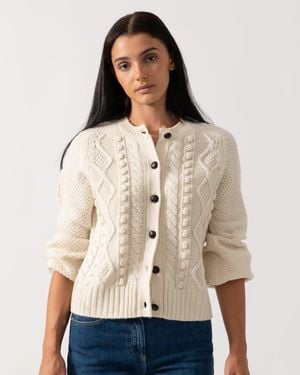 Joules Rafferty Cardigan - Natural