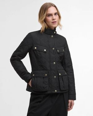 Barbour Halsey Quilted Jacket - Black