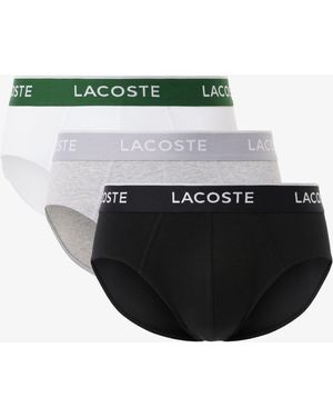 Lacoste 3-Pack Stretch Cotton Briefs - Green