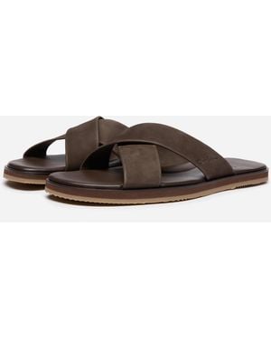Oliver Sweeney Chesil Nubuck Sandals - Brown