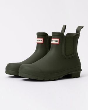 HUNTER Original Chelsea Boots - Green