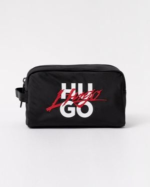 HUGO Handwritten 2.0 Washbag - Black