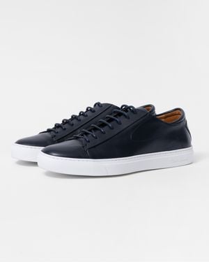 Oliver Sweeney Sirolo Calf Leather Lightweight Trainers Uk8 Eu42 - Blue