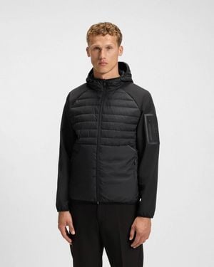 BOSS J Urbanex Padded Hybrid Jacket - Black