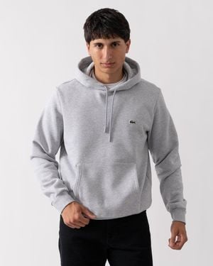Lacoste Fleece Hoodie - Grey