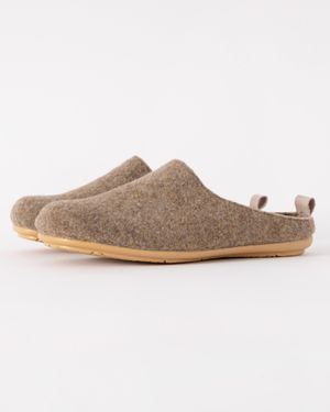 Ilse Jacobsen Snippy Felt Slippers - White