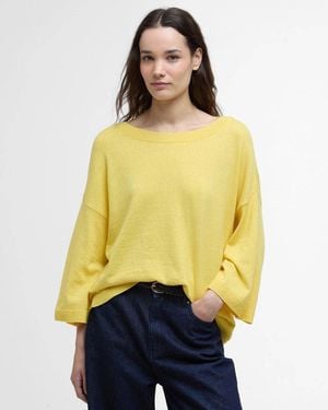 Barbour Lucy Jumper - Yellow