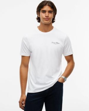 Tommy Hilfiger Brand Love Small Script T-Shirt - White