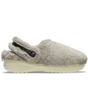 Crocs™ Classic Unfurgettable Clog; Vanilla - Black