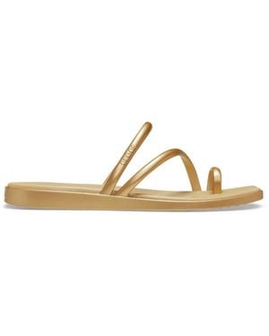 Crocs™ Miami Metallic Toe Loop Sandal - Black