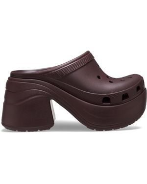 Crocs™ Siren Clog; Mocha - Black