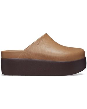 Crocs™ Dylan Platform Sabots Femmes Sepia - Noir