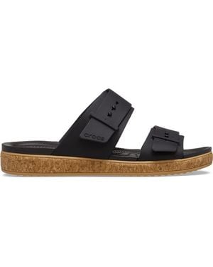 Crocs™ Brooklyn Cork Buckle Low Low - Black