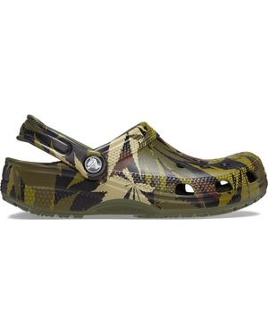 Crocs™ Classic Hemp Camo Clog; Army / Multi - Black