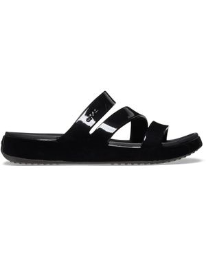 Crocs™ Getaway Patent Strappy - Black