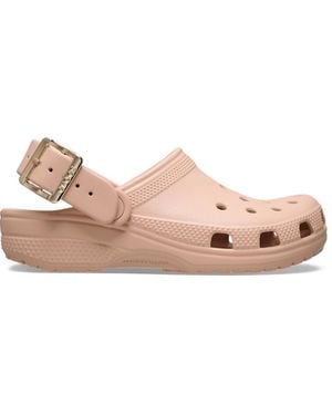 Crocs™ Classic Metallic Buckle Clog - Black