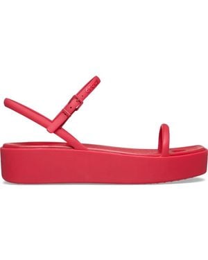 Crocs™ Miami Platform Y Strap Sandal - Red