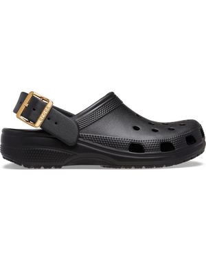 Crocs™ Classic Metallic Buckle Clog - Black