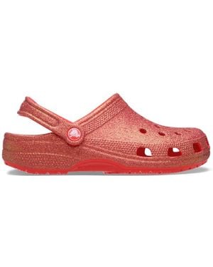Crocs™ Classic Iridescent Glitter - Red
