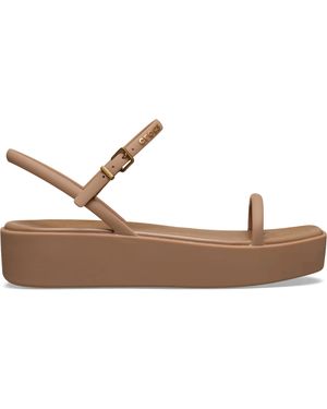 Crocs™ Miami Platform Y Strap Sandal - Black
