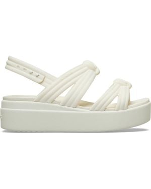 Crocs™ Brooklyn Low Wedge Knot Sandal - Black