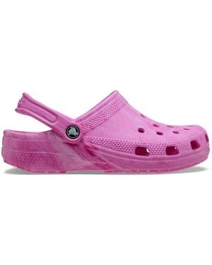 Crocs™ Classic Watercolor Marbled Clog - Purple