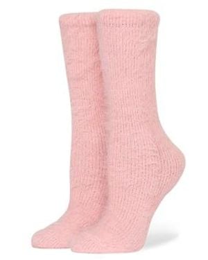 Crocs™ Socks Fauxhair Ankle Chaussures Flamingo - Noir