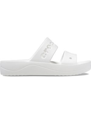 Crocs™ Baya Platform Sandals White Size 5 Uk - Black
