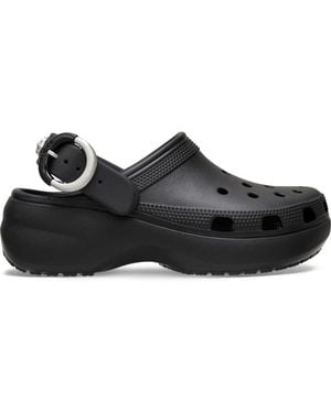 Crocs™ | damen | classic platform studded buckle | clogs | | 41 - Schwarz