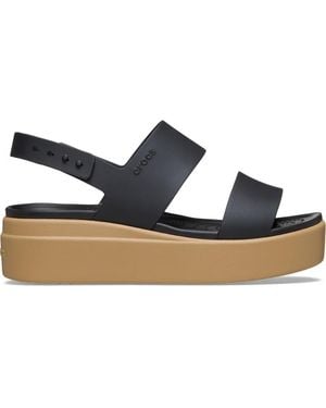 Crocs™ Brooklyn Low Wedge Sandal - Black