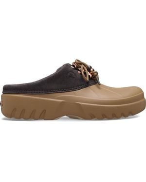 Crocs™ Axle Suede Mule - Black