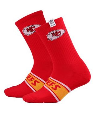Crocs™ Nfl Kansas City Chiefs Socks - Red