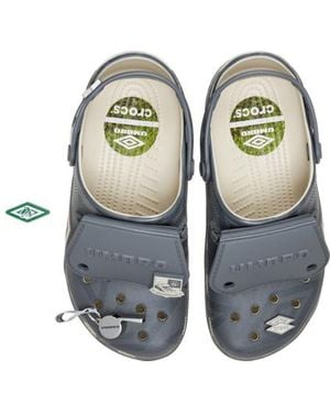 Crocs™ Umbro Classic Sabots Bone/Slate - Noir