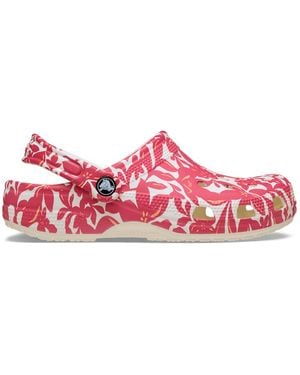Crocs™ Classic Island Flower Clog - Red