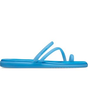 Crocs™ | damen | miami frosted toe loop | sandalen | blau | 33 - Schwarz