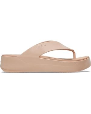 Crocs™ Getaway Platform Patent Flip - Black
