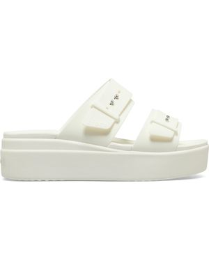 Crocs™ | damen | brooklyn buckle | sandalen | | 34 - Schwarz