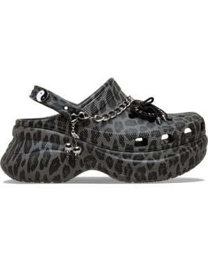 Crocs™ Bae Leopard Sabots Femmes Leopard - Noir