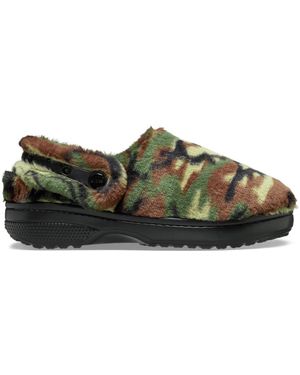 Crocs™ | unisex | classic unfurgettable camo | clogs | grün | 36 - Schwarz