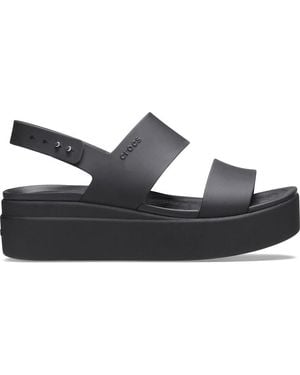 Crocs™ Brooklyn Buckle Low Wedge Shoes 1 - Black