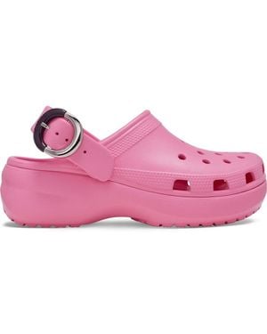 Crocs™ | damen | classic platform dipped buckle | clogs | | 34 - Pink
