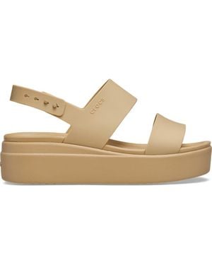 Crocs™ Brooklyn Low Wedge Sandal - Black
