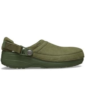 Crocs™ Classic Crafted Vegan Suede - Green