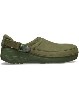 Crocs™ Classic Crafted Vegan Suede - Green
